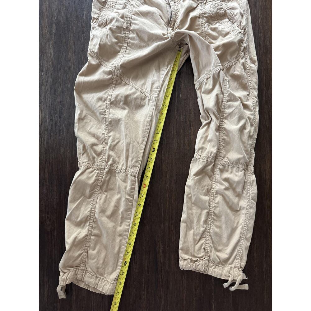 Lauren Ralph Lauren Pants Womens 10 Khaki Utility Safari Ruched Tie - Picture 8 of 9
